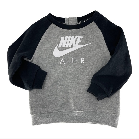Nike Air Boys Colorblock Sweatshirt Size 24 Months - Picture 3 of 6